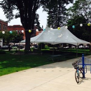 MIFF Tent in Castonguay Square 2015